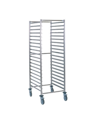 Chariot à glissières GN2/1 Tournus 20 niveaux - inox