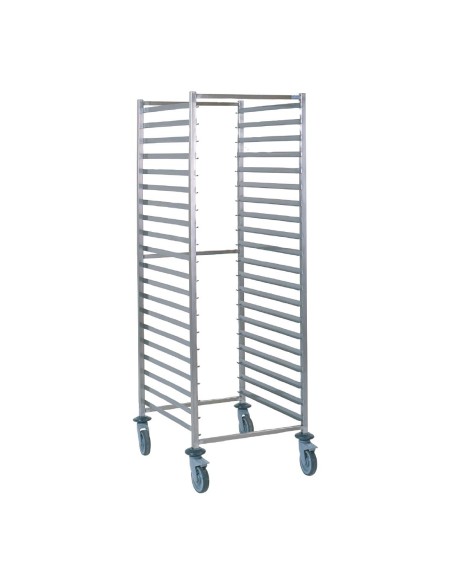 Chariot à glissières GN2/1 Tournus 20 niveaux - inox