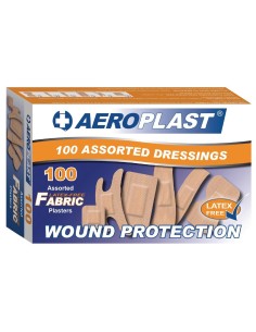 Pansements sans latex Aeroplast - Lot de 100 assortis