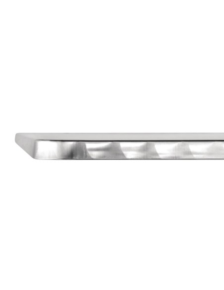 Table bistro carrée Bolero 700mm - inox & aluminium