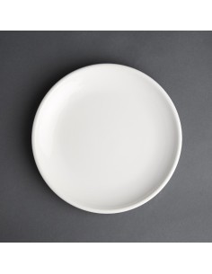 Assiettes plates blanches Olympia Café 205mm - lot de 12
