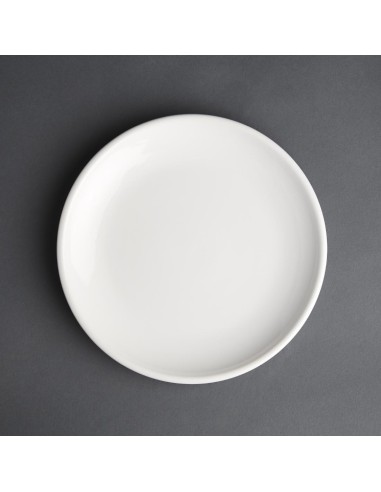 Assiettes plates blanches Olympia Café 205mm - lot de 12