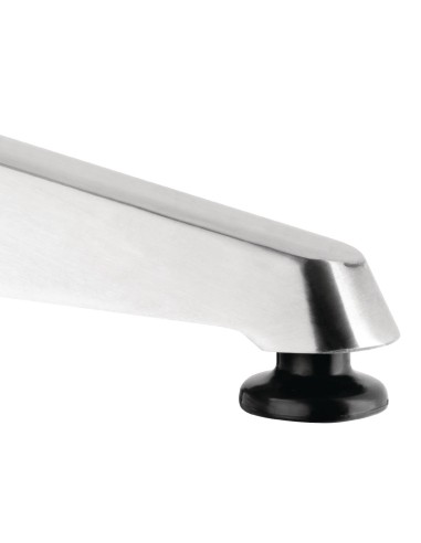 Table bistro carrée Bolero 700mm - inox & aluminium