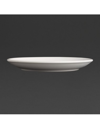 Assiettes plates blanches Olympia Café 205mm - lot de 12