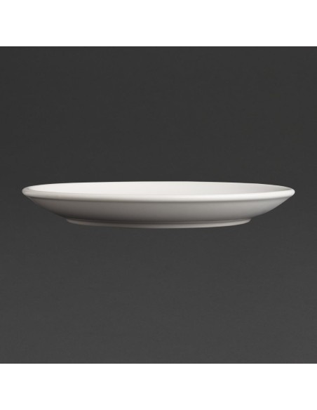 Assiettes plates blanches Olympia Café 205mm - lot de 12