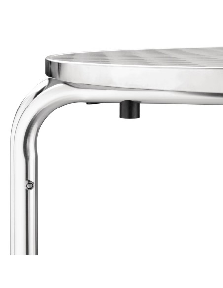 Table bistro ronde Bolero 700mm - inox, 125kg