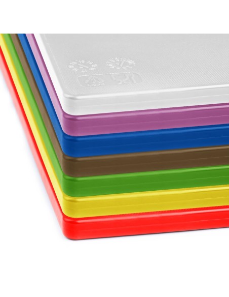 Ensemble 7 planches découper antibactériennes Hygiplas 10mm