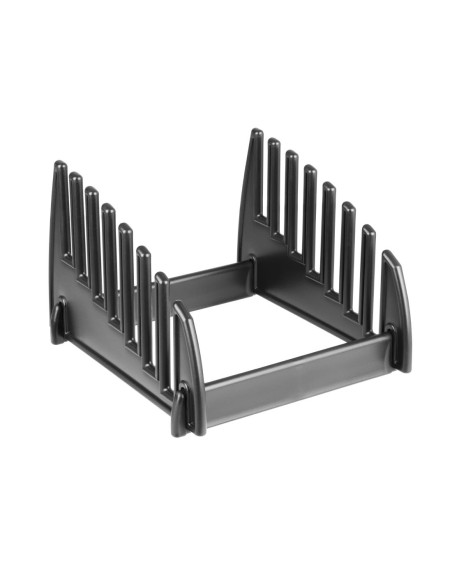 Support pour planches à découper Hygiplas - 7 fentes noir
