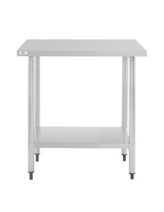 Table inox Nisbets Essentials 80 x 60 cm - préparation professionnelle 2
