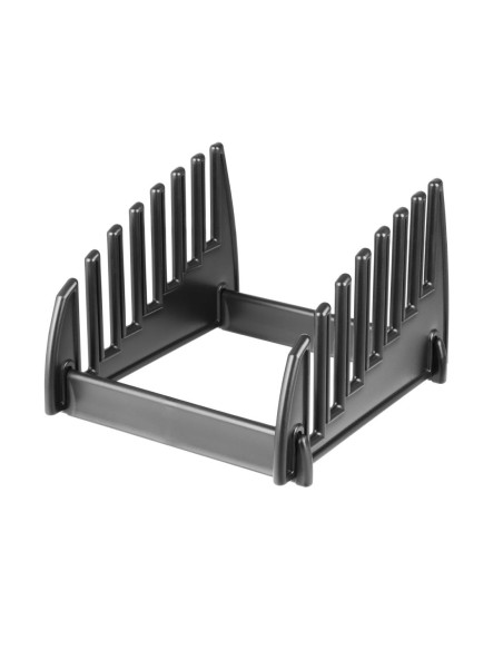 Support pour planches à découper Hygiplas - 7 fentes noir