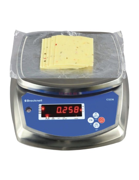 Balance de contrôle Brecknell 15 kg - inox étanche