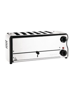 Grille-pain 6 fentes Rowlett Esprit chromé - 2600W