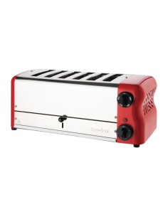 Grille-pain 6 fentes Rowlett Esprit rouge - Design britannique 2