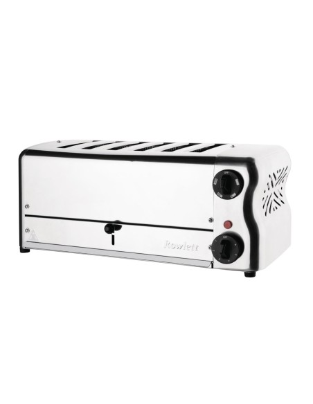 Grille-pain 6 fentes Rowlett Esprit chromé - 2600W