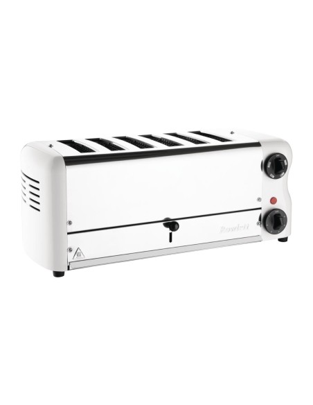 Grille-pain 6 fentes Rowlett Esprit blanc - Design & performance