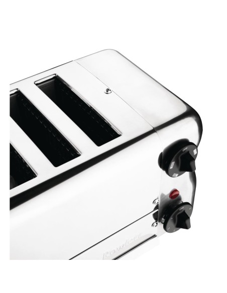Grille-pain 6 fentes Rowlett Esprit chromé - 2600W
