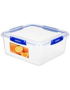Boîte alimentaire carrée Sistema Klip It Plus 5,5L - Sans BPA