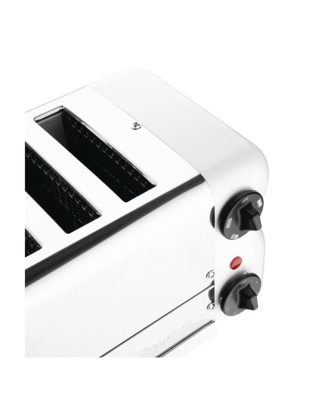 Grille-pain 6 fentes Rowlett Esprit blanc - Design & performance