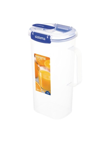 Pichet à jus Sistema Klip It Plus 2L - stockage pratique