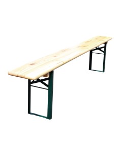 Ensemble mobilier brasserie pliant - Table et bancs extérieurs 2