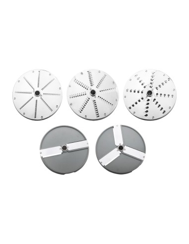 Coupe-légumes multi-fonctions Buffalo 550W - Aluminium