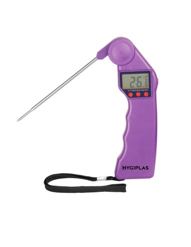 Thermomètre Hygiplas Easytemp violet - Précis et robuste