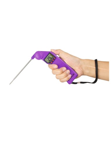 Thermomètre Hygiplas Easytemp violet - Précis et robuste
