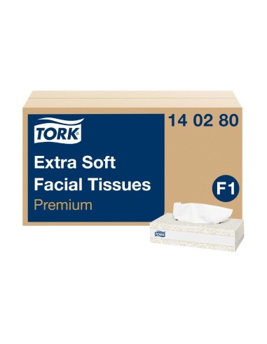 Boîtes Tork Premium 2 plis 30x100 - 30 boîtes de 100 mouchoirs