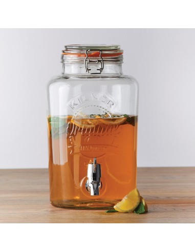 Distributeur de boissons Kilner 5 L - Couvercle à clip