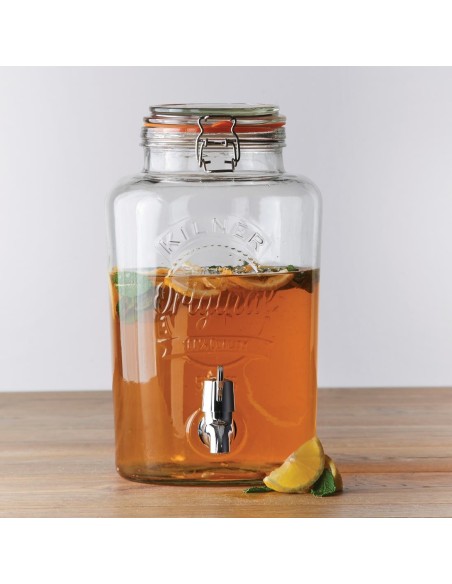 Distributeur de boissons Kilner 5 L - Couvercle à clip