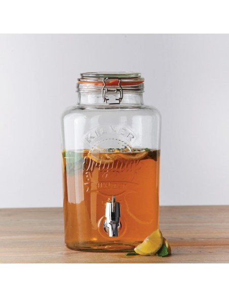 Distributeur de boissons Kilner 5 L - Couvercle à clip