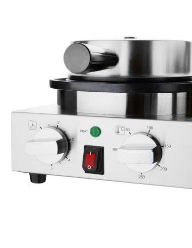 Gaufrier belge rond double Buffalo 2kW - 60 gaufres/h