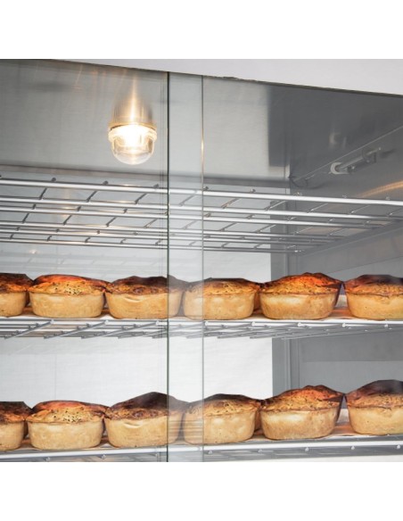 Vitrine chauffante économique Buffalo 60 tartes