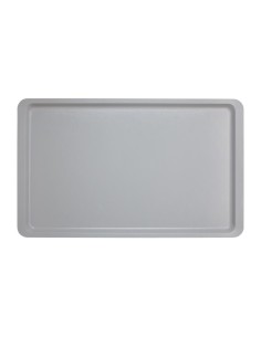 Plateau lisse polyester Cambro 530x325 mm gris clair