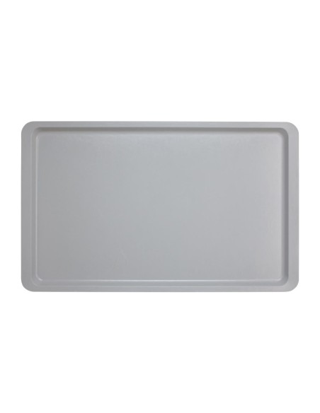 Plateau lisse polyester Cambro 530x325 mm gris clair
