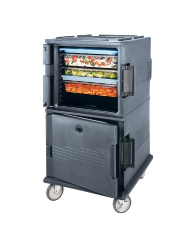 Chariot isotherme Cambro Ultra Camcart UPC1600 gris - 16 GN 1/1