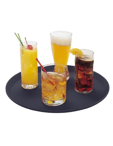Plateau service rond fibre de verre antidérapant Cambro 445 mm