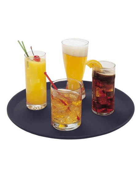 Plateau service rond fibre de verre antidérapant Cambro 445 mm