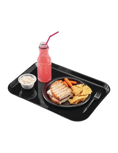 Plateau fibre de verre Cambro GN 1/2 noir - 265x325 mm