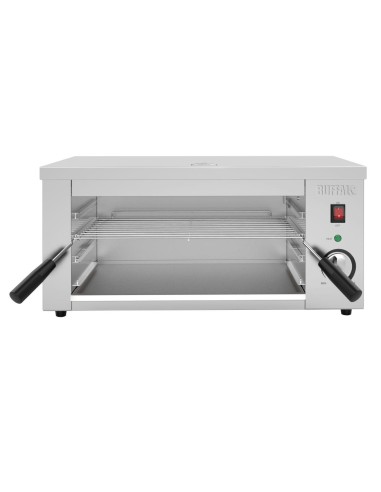 Gril salamandre Buffalo 3 kW inox - 2 en 1