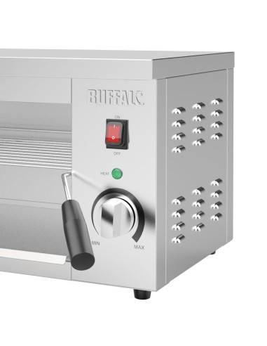 Gril salamandre Buffalo 3 kW inox - 2 en 1
