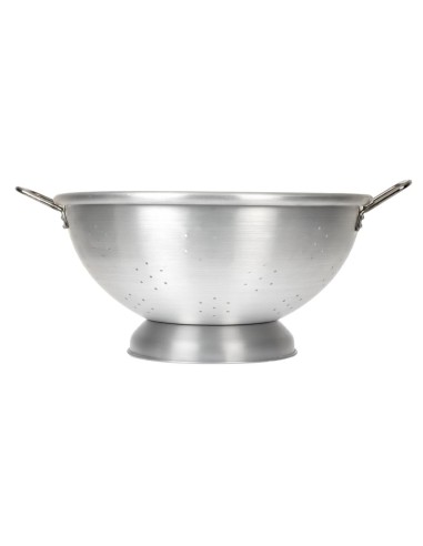 Passoire aluminium 2 poignées 470mm - Argent