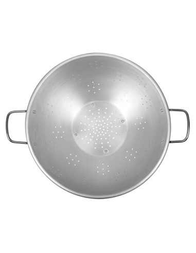 Passoire aluminium 2 poignées 470mm - Argent