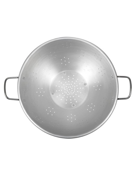 Passoire aluminium 2 poignées 470mm - Argent