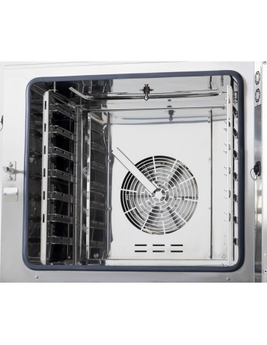 Four mixte Buffalo 7 x GN 1/1 - 7,2 kW, écran tactile