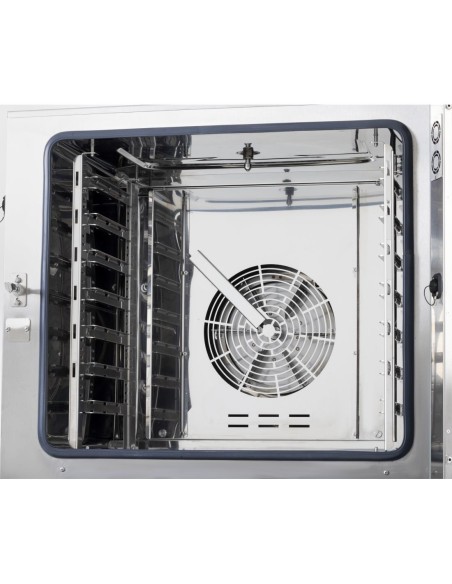 Four mixte Buffalo 7 x GN 1/1 - 7,2 kW, écran tactile