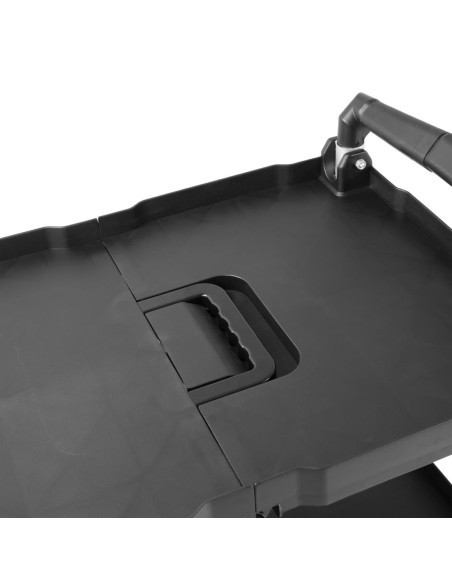 Chariot pliant Vogue 3 niveaux noir - 128 kg - 835x645x405 mm