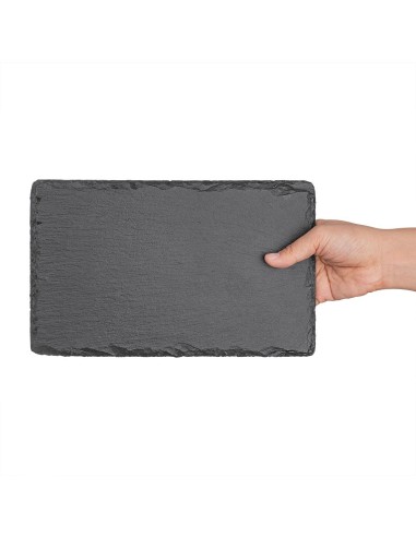 Plateaux ardoise naturelle Olympia GN1/4 - lot de 2