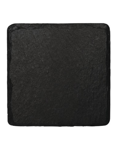 Plateau d'ardoise Olympia 130x130 mm - lot de 4