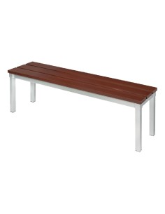 Banc extérieur imitation bois de noyer Enviro 1050mm - Gopak